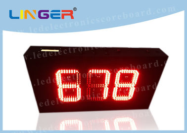Temporizador vermelho da contagem regressiva de 888 formatos, projeto personalizado da contagem regressiva temporizador eletrônico