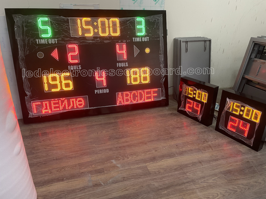 placar do basquetebol do diodo emissor de luz de 8&quot; de 200mm com língua Mongolian