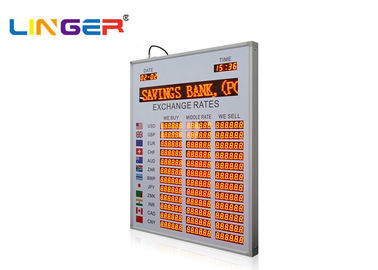 Placa de exposição da taxa de câmbio da divisa estrageira do profissional do segmento 7 para o banco