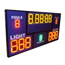 Multi placar do basquetebol do diodo emissor de luz Digital do esporte com o temporizador do pulso de disparo de tiro/campainha elétrica alta do interior